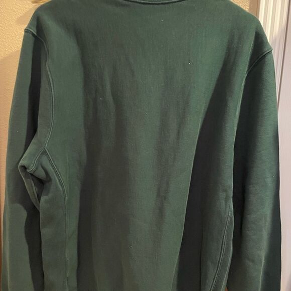 Men’s J Crew Heritage Forest Green Crewneck Sweatshirt L - Picture 9 of 16